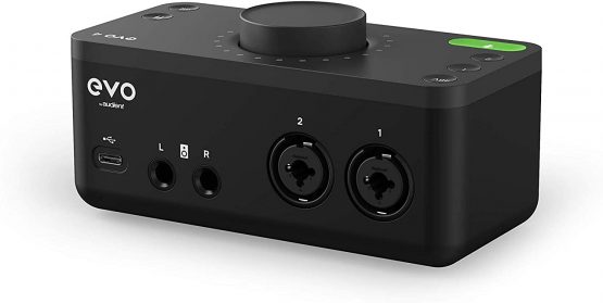 EVO 4 USB Audio Interface sound card for music production (2 in / 2 out USB audio-interface, 48 Volt phantom power, 2 microphone preamps, etc.) - Image 4