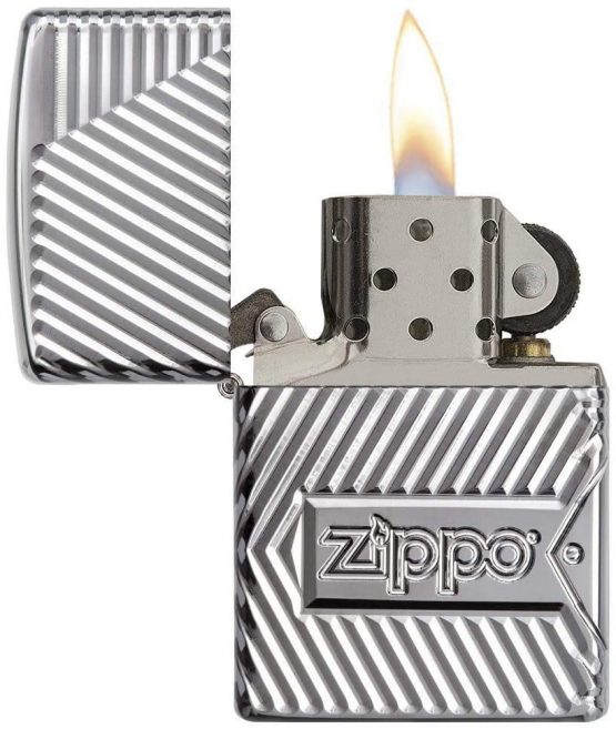 Zippo Windproof Lighter Metal Long Lasting Zippo Lighte Best with Zippo Lighter Fluid Refillable Lighter Perfect for Cigarettes Cigars Candles Pocket Lighter Fire Starter Zippo Bolts Design - Image 4
