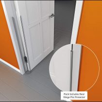 Cardea Domestic Child Door Safety Pack with 1 Clear x Finger Guard & 1 x Grey Rear Hinge Pin Protector (Hacksaw Required) *Suitable for Domestic USE ONLY*