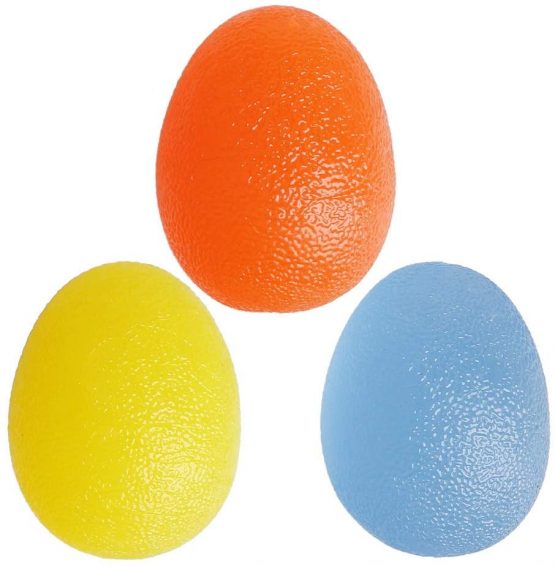 nuoshen 3 Pcs Gel Hand Balls, Hand Therapy Squeeze Exercise Stress Balls Finger Wrist for Arthritis Hand, Finger, Grip Strengthening and Stress Relief - Image 2