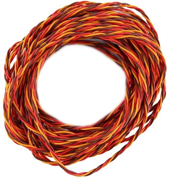 OliYin 32 feet 22AWG 60cores Twisted Servo Lead Servo Extended Cable Twisted Wire for Servo Extension - Image 2