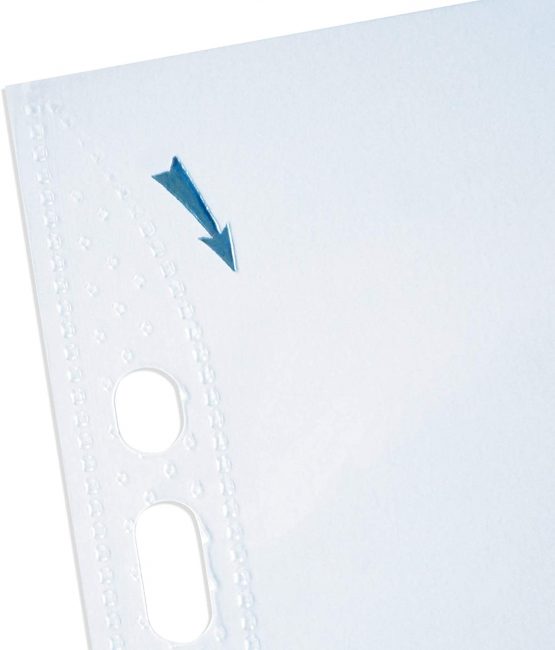 OXFORD, Punched Pockets A4, Glass Clear, 100 Poly Pockets - Image 3