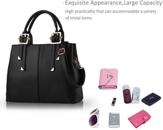 NICOLE&DORIS Women handbag fashion style handbag casual shoulder bag cross-body work bag purse for ladies - Image 4