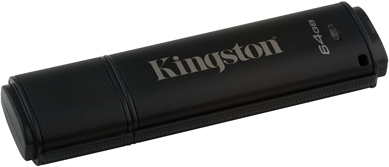 Kingston 64 GB USB 3.0 DataTraveler 4000 G2 Management Ready Encrypted Flash Drive, Black - Image 2