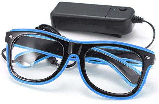 ERGEOB® Light Up El Wire Glasses for Party Bar Club LED Eye Glasses for Dance Festivals - Image 2