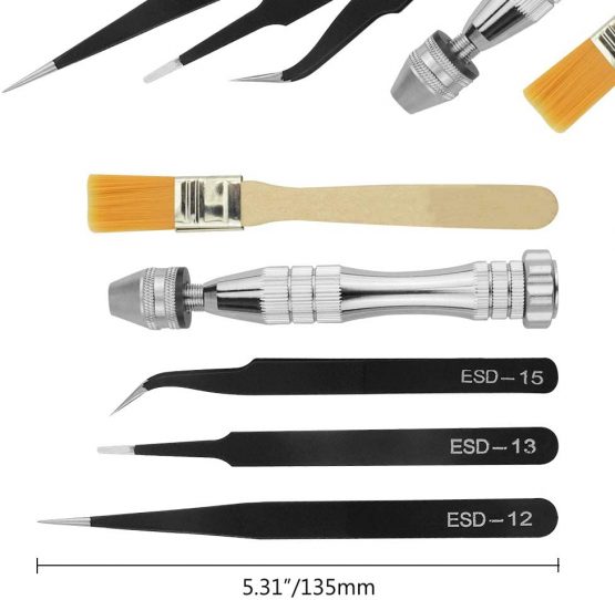 WMYCONGCONG 39 PCS Gundam Model Tools Kit Model Basic Tools Craft Set Hobby Building Craft Set for Professional Gundam Car Model Building Repairing Fixing - Image 4