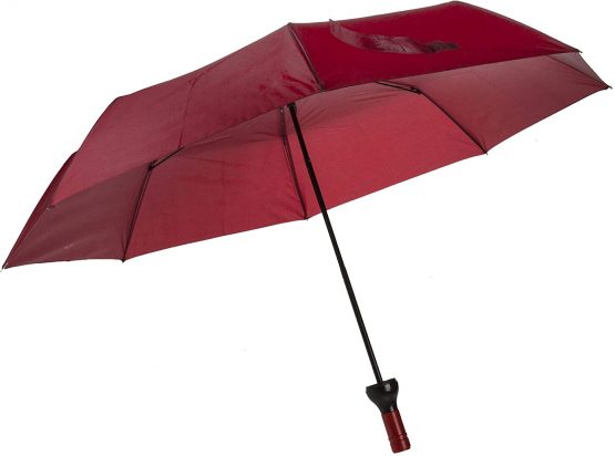 Out of the blue Pocket Umbrella, Wine Bottle, Dark Red, D: 90 cm - Image 2