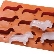 LYWUU Dachshund Dog Shaped Silicone Ice Cube Molds and Tray