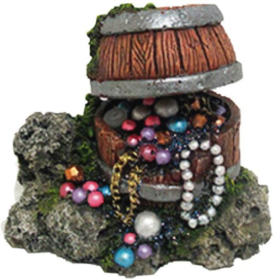 Amtra Resin decoration BARREL WITH TREASURE - assorted colours - Image 3