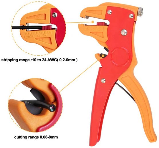 PERFETSELL Automatic Wire Stripper and Cutter,Adjustable Insulated Cable Wire Stripping Tool for Electronic and Automotive Repair - Image 4