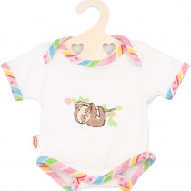 Heless 1911 Bodysuit for Dolls, Sloth Fleecy, Size 28-35 cm, Multicoloured