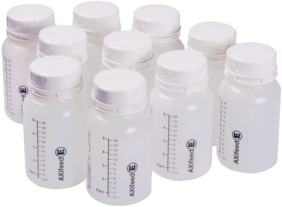 AXifeed EBM EBreast Milk Storage Bottles, 140 ml (Pack of 10) AXI31406