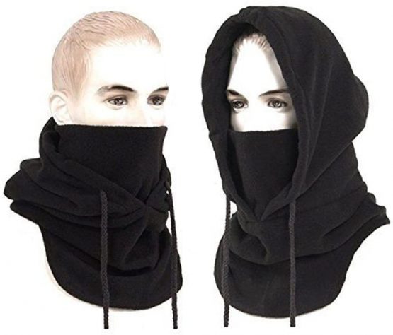 Joyoldelf Thermal Balaclava Face Mask Outdoor Sports Mask Hood Hat for Women Men