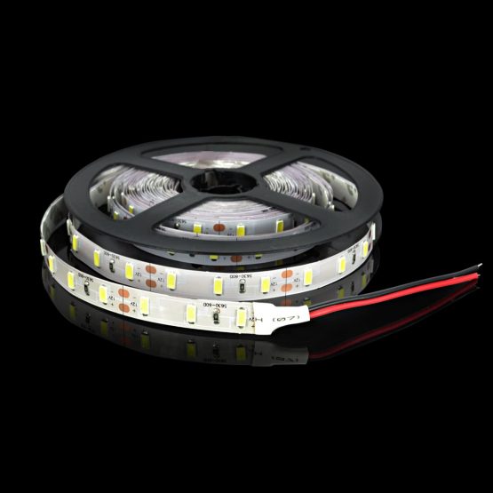 5M White LED Strip Lights 300 Units SMD 5630 12V Low-Voltage Strip Light Non-Waterproof IP20 LED Tape Ribbon Lighting for Home Kitchen Cabinet and More(NO Power Supply/Plug) - Image 2