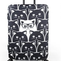 Maady's Home Travel Luggage Cover Trolley Case Protective Cover Fits 23"-32" Inch Luggage (Cat, XL (29"-32" inch Luggage))