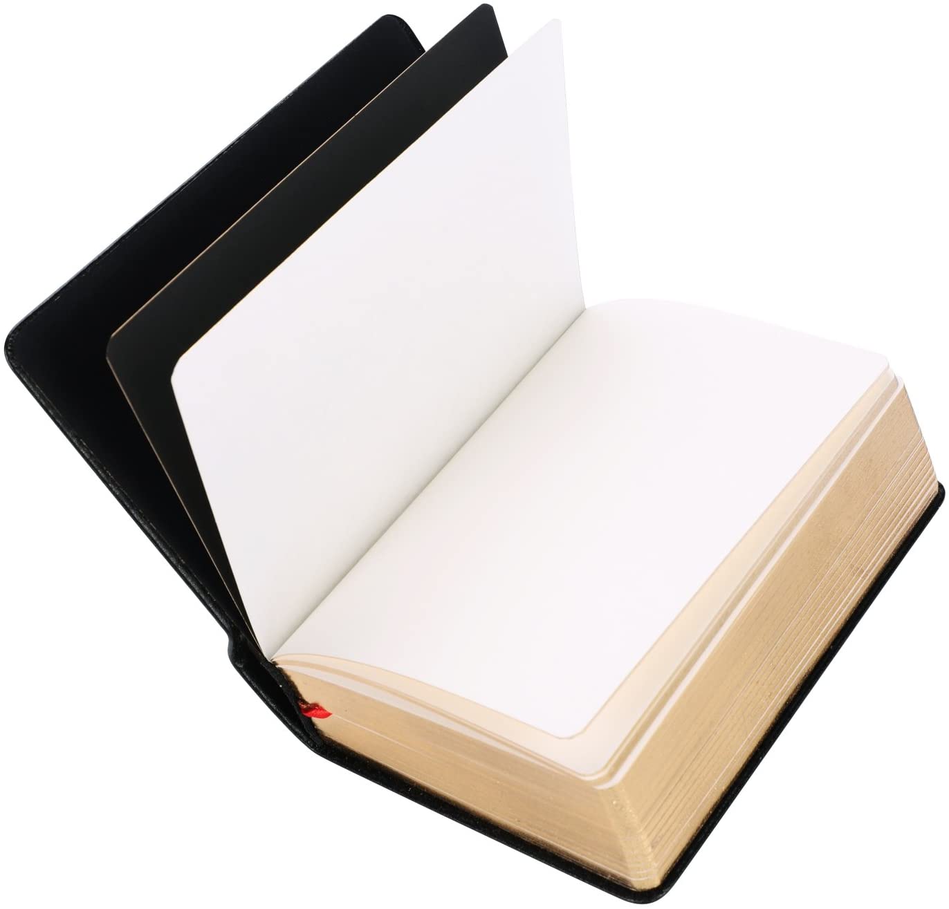 Soft Leather Ultra Thick Notebook Notepad Blank Bible Study Notebook Journal Diary Bible Marker Drawing Writing Notepad Sketchbook with Ribbon Marker 480 Pages for Religious Women or Men - Image 3