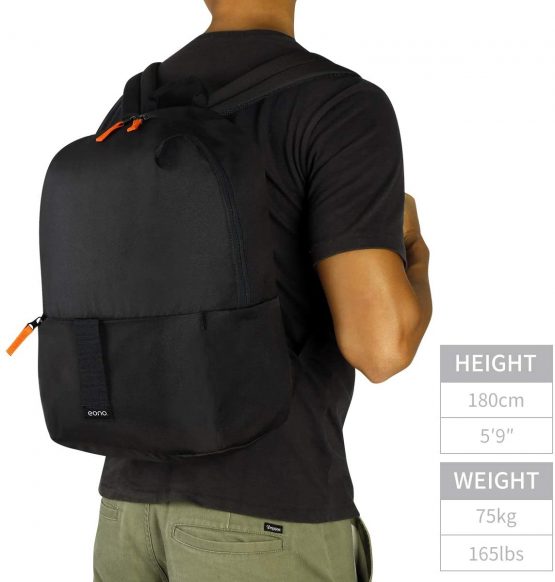 Amazon Brand - Eono Ultralight Casual Backpack for Men Women, 20L Water Resistant Daypack Rucksack for School, Hiking, Camping, Travel, Outdoor Activities - Image 4