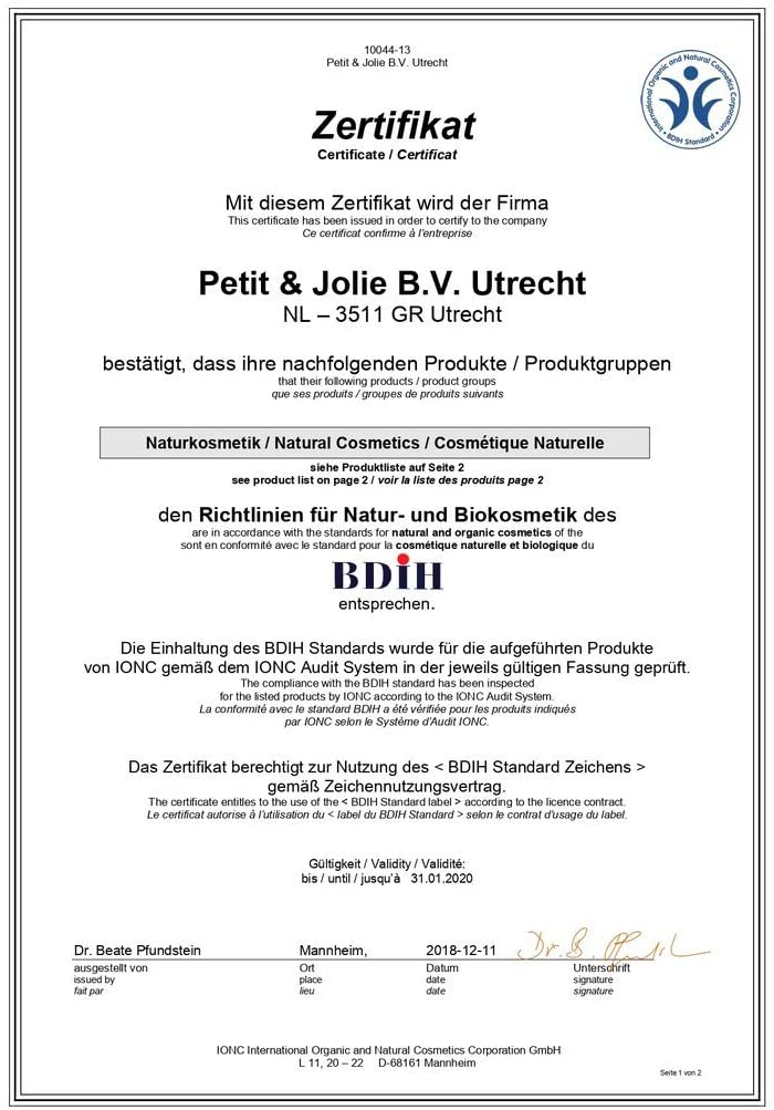 Petit&Jolie Baby Diaper Cream 75ml - All Natural, Tested and Certified - Image 2