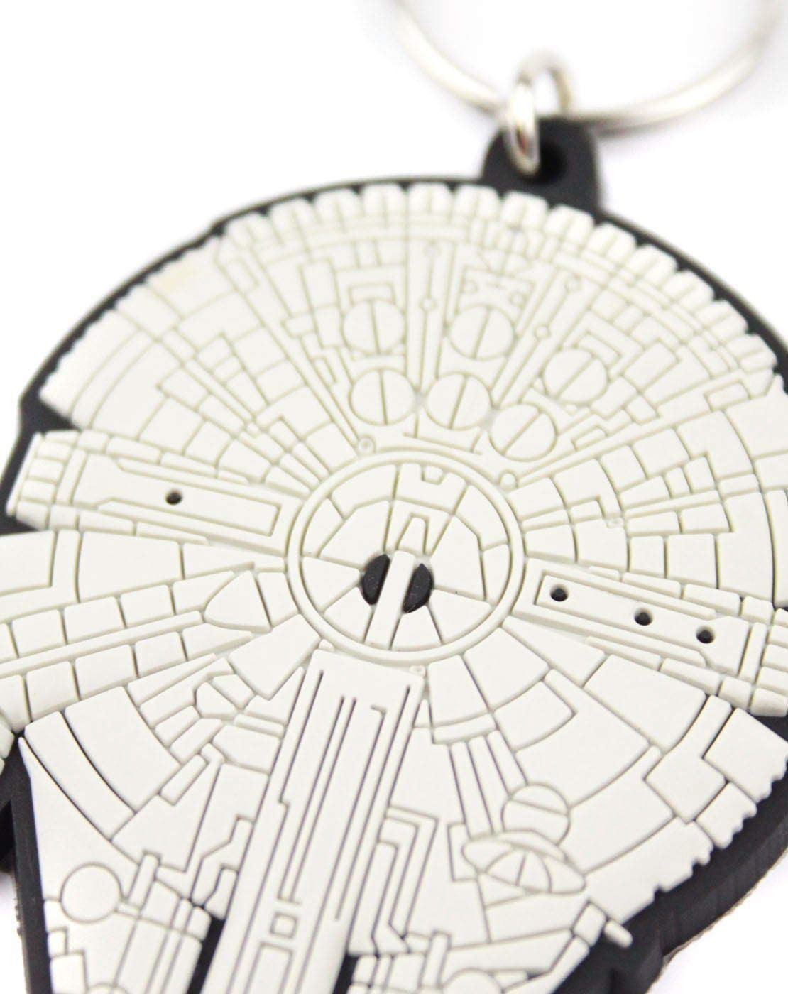 Star Wars, RK38348C, Star Wars - Millennium Falcon Rubber Keychain, Multi-Color, 4.5 x 6cm, White, 4 x 6 x 1.3 cm - Image 4