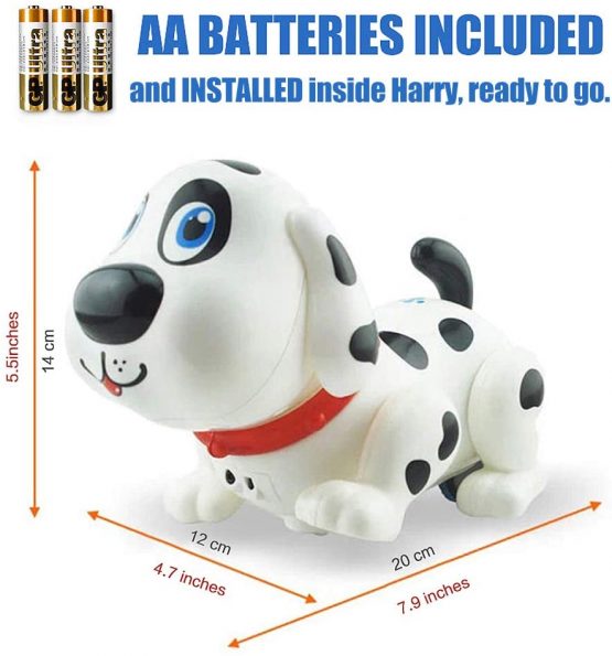 WEofferwhatYOUwant Spanish Speaking Electronic Pet Dog Interactive Puppy - Robot Harry Responds to Touch, Walking, Chasing and Fun Activities. - Image 3