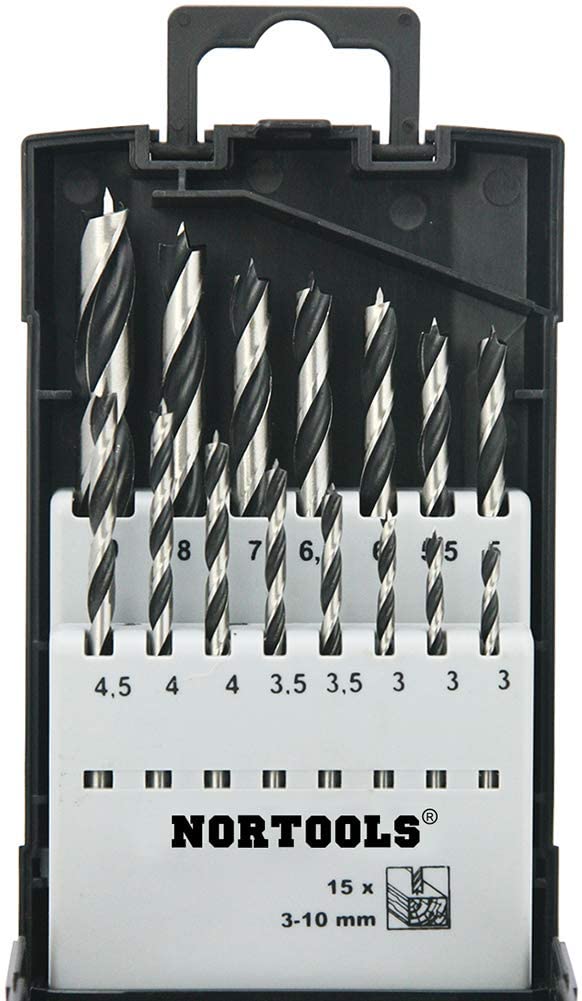 NORTOOLS Brad Point Wood Drill Bit Set - Image 2