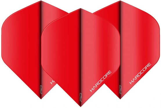 RED DRAGON Hardcore XT Colours Extra Thick Standard Dart Flights - 5 sets Per Pack (15 Dart Flights in total) - Image 2