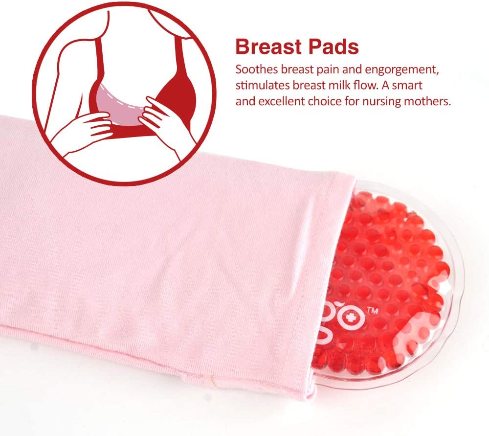 NEWGO Perineal Ice Packs for Postpartum, 2 Reusable Flexible Maternity Ice Packs with 4 Soft Washable Sleeves - Image 4