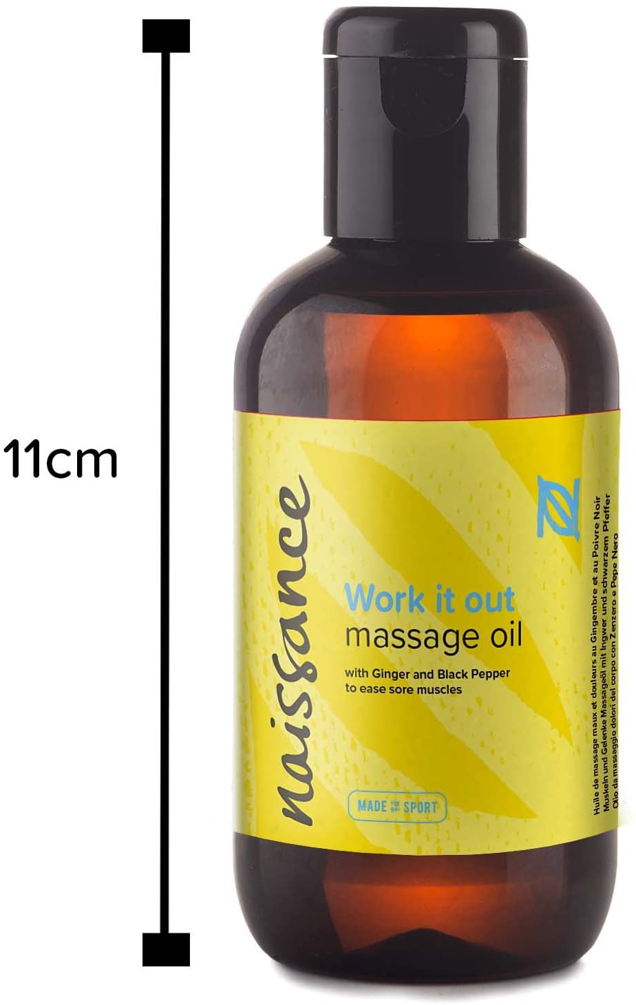 Naissance Muscle Revive Warming Massage Oil 100ml, Warming Deep Tissue Blend with Ginger, Black Pepper & Juniper - Image 3