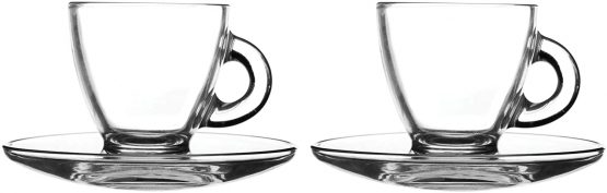 Ravenhead Entertain Espresso Cup and Saucer, Set of 2, 2 Count (Pack of 1)