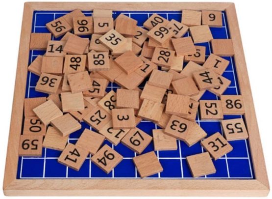 Amasawa Puzzle Digital Board,1-100 Digital Continuous Board,Math Puzzle Wooden toy for the Early Motor Skills Development Education of Your Child - Image 2