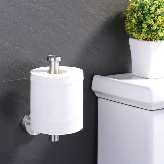 KES Toilet Roll Holder Wall Mounted Bathroom Paper Tissue Hanger Dispenser Modern Style SUS304 Stainless Steel Brushed Finish, A2175S12-2 - Image 3