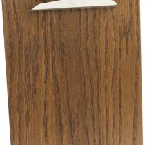 Chalkboards UK Premium Clip Board, Wood, Dark Oak, 34 x 24 x 0.4 cm