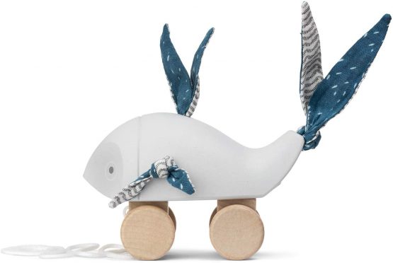 Micki 10218700 Whale Pull Along Toy, Senses, Wood - Image 2