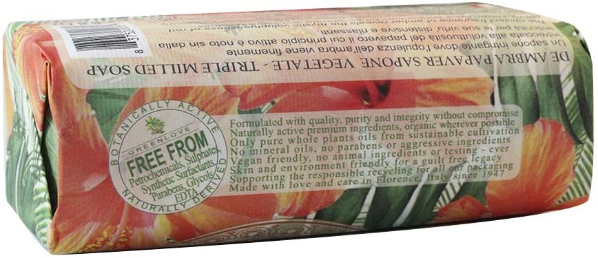 NESTI DANTE Dante de Ambra Papaver No.9 Soap 250 g, mehrfarbig, 250 g (Pack of 1) - Image 3