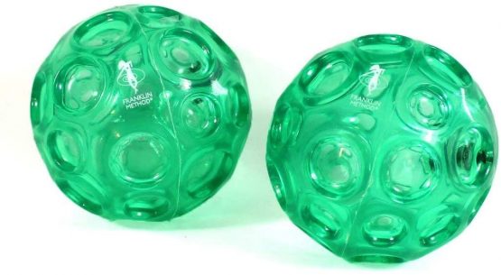 Green Franklin Balls Set of 2. Use as massage ball & Pilates