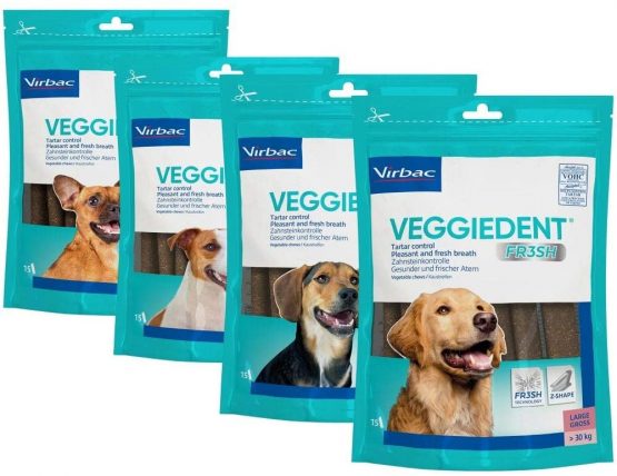 Virbac VeggieDent FR3SH Chews for Medium Dogs 10-30kg