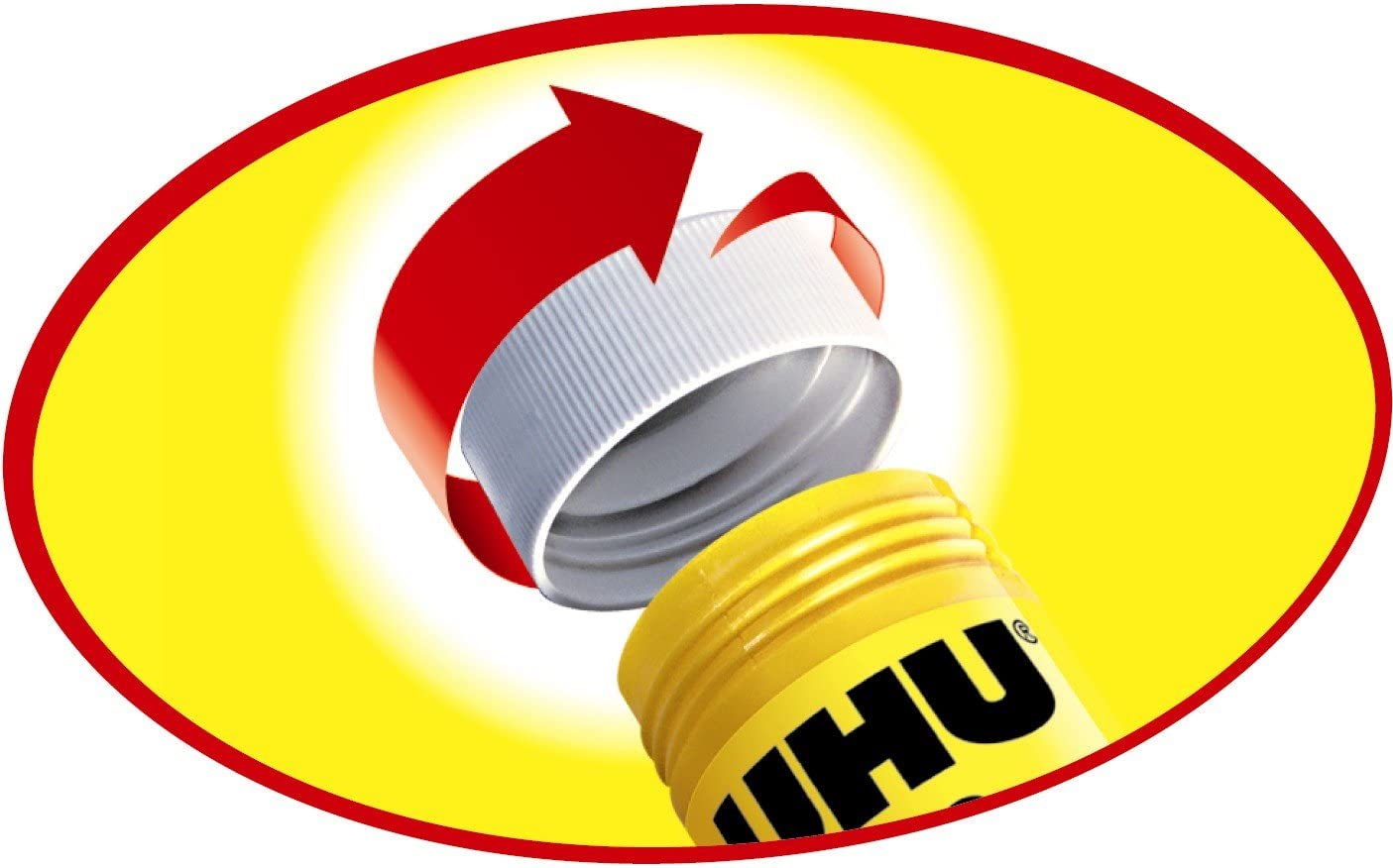 Uhu 45275 - 5 glue sticks 4x Stic mit 1x Magic Stic, 8.2 g, Clear, 4 x 8,2g + 8,2g Magic blau - Image 3