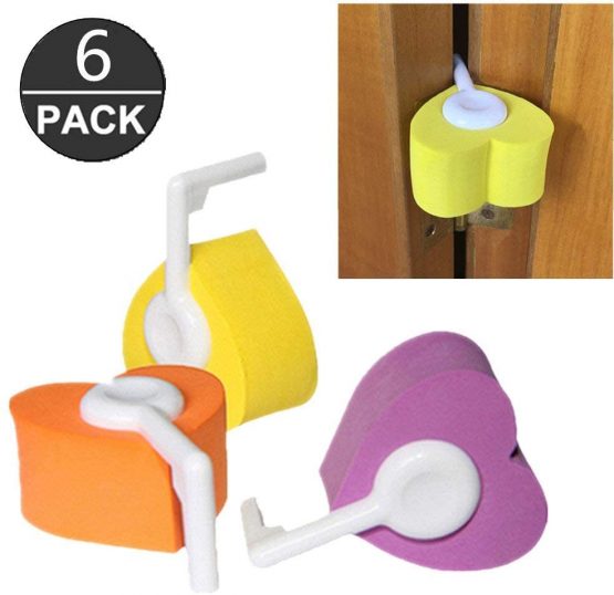 Pack of 6 Baby Kids Proofing Safety Finger Pinch Hinge and Door Guard in 3 Color