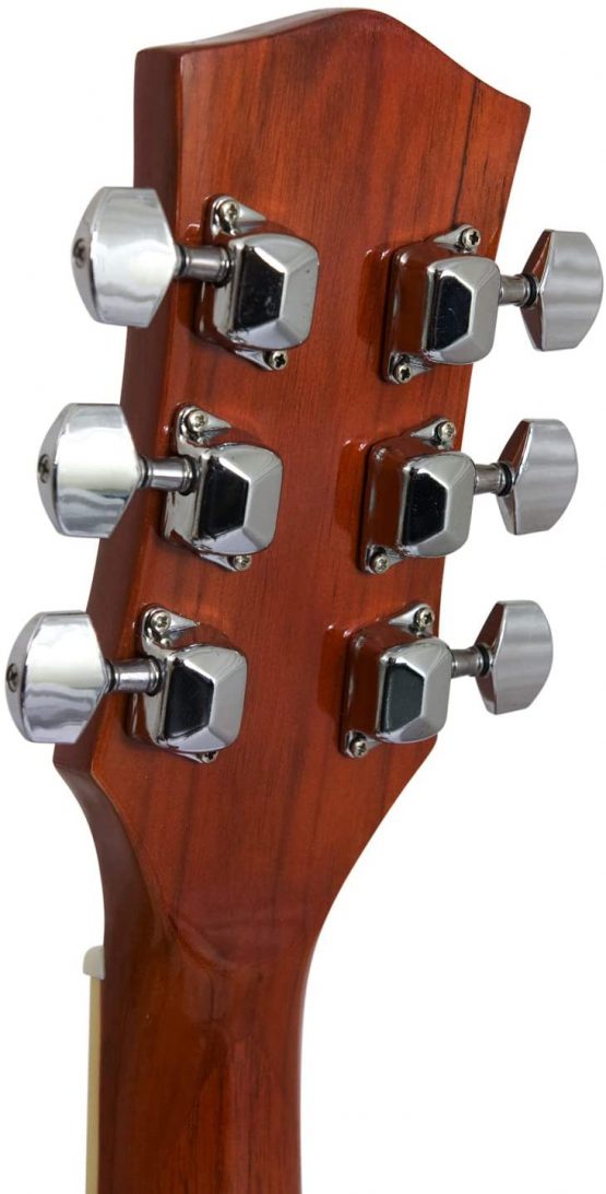 TIGER ACG1-NT | Small Body Full Size Acoustic Guitar for Beginners | Natural | Now with 6 Months Free Lessons Included - Image 4