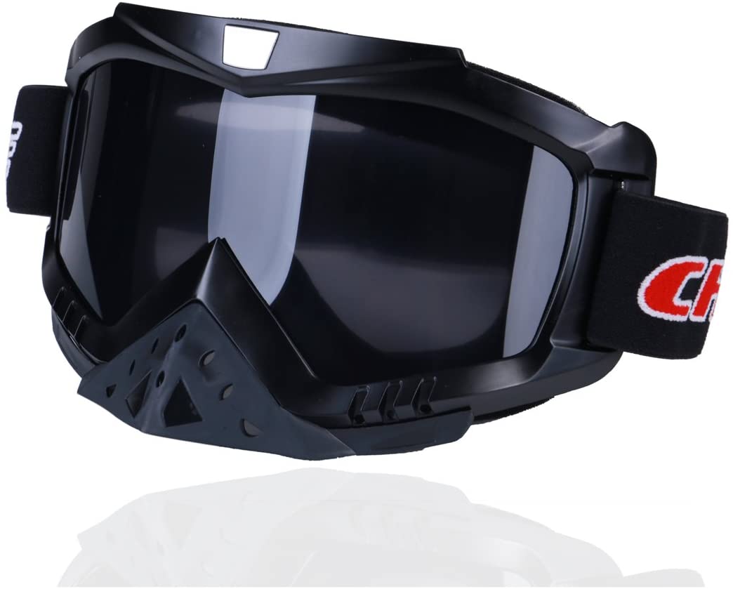 CHCYCLE Motorcycle Motocross Goggles Outdoor Sports Dirt Bike ATV MX Off-Road Goggles(Black) - Image 2
