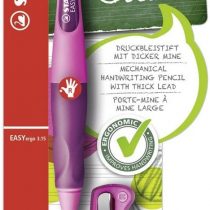 Handwriting Pencil - STABILO EASYergo 3.15 Right Handed Pink/Lilac + Sharpener