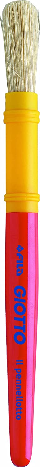GIOTTO Penellotti Maxi Paint Brushes, 2 Pieces, Round Tips, Plastic Handles, For Young Children & Primary Schools - Image 2