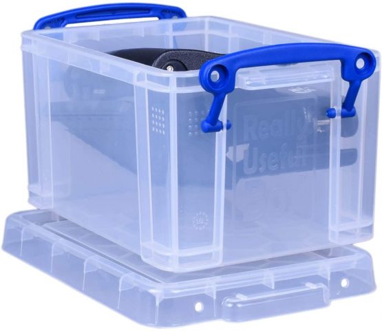 Really Useful Storage Box 1.6 Litre Clear - Image 2