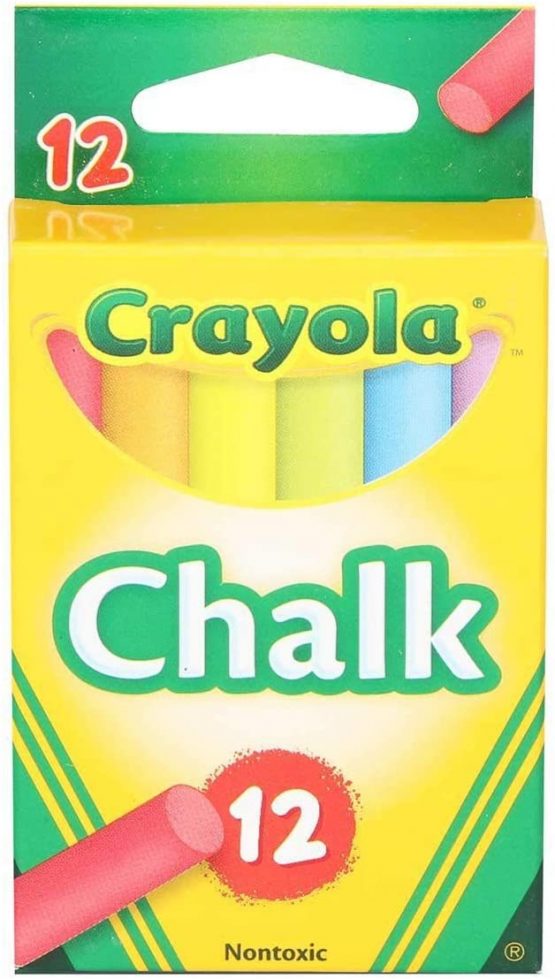 Crayola Colored Low Dust Chalk, 12Count In Each, 6 Pack - Image 2