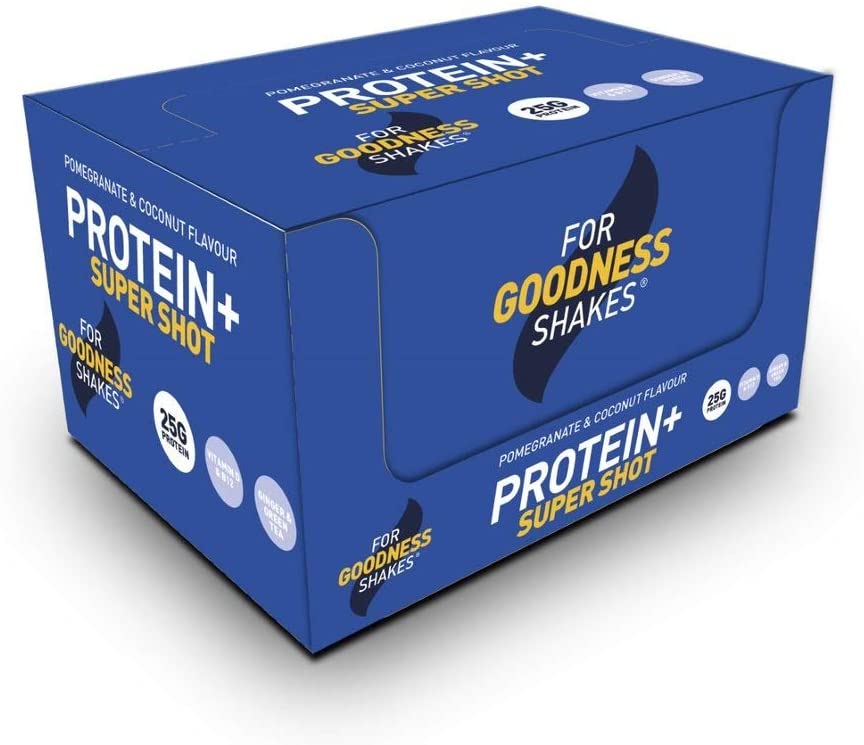 For Goodness Shakes Protein+ Super Shot, 25g Pure Protein, Pomegranate & Coconut Flavour, Carb-Free, 100 Calories - Image 2