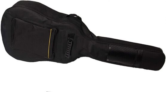 Tebery 41 Inch High Quality Dual Adjustable Shoulder Strap Acoustic Guitar Gig Bag - Black - Image 2