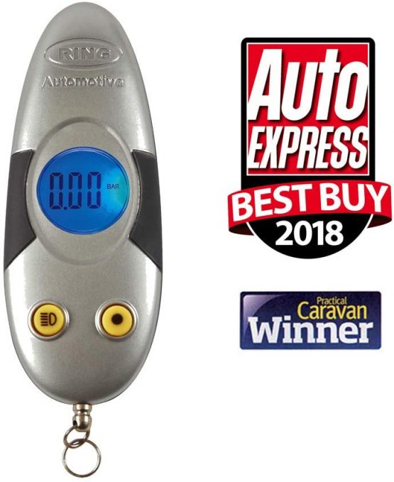 Ring RTG4 Digital Tyre Pressure Keyring Gauge with LED Torch - Image 2