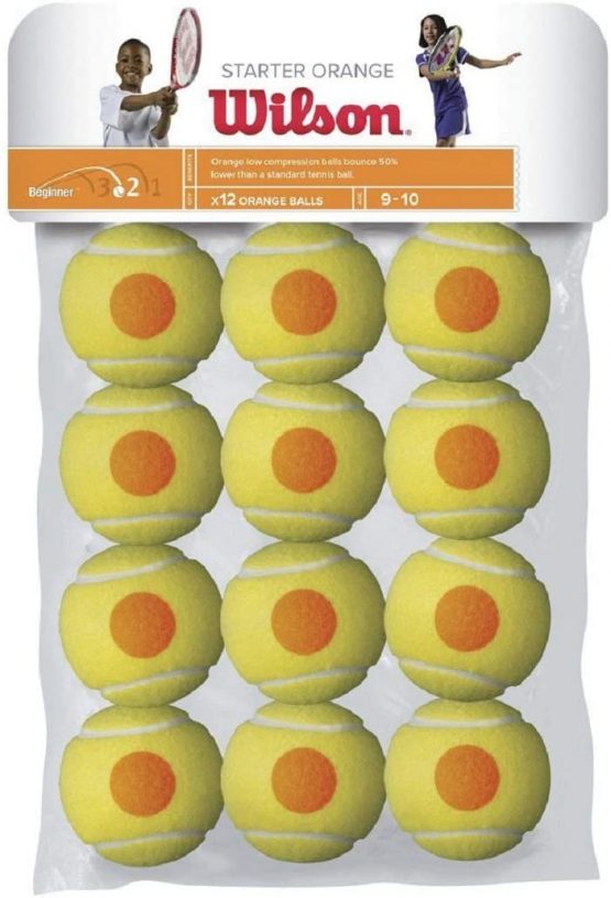 Wilson Starter Tennis Balls , Yellow/Orange