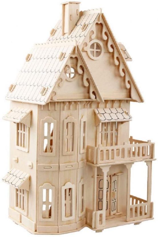 3D House Jigsaw Puzzle Model Kit Cute Room - for Teens and Adults