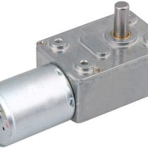 BQLZR DC 12V 0.6RPM Square Low Speed High Torque Turbo Worm Geared Motor Right Angle Gear Motor